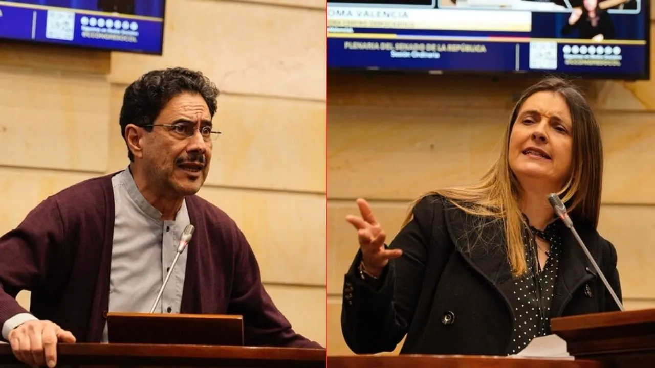Iván Cepeda y Paloma Valencia se enfrentaron en el Senado de la República Debate a MinDefensa en el Senado terminó en agarrón entre uribismo e Iván Cepeda