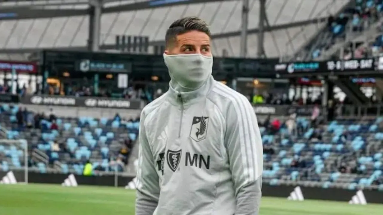 James Rodríguez James, de nuevo baja en Minessota, ahora por “procedimiento rutinario”: ¿le alcanza para el Mundial?