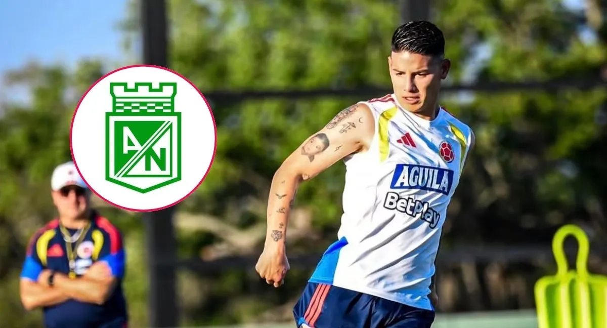 James Rodríguez cerca de jugar en Nacional James Rodríguez habría llegado a un acuerdo con Atlético Nacional: el club dio una pista