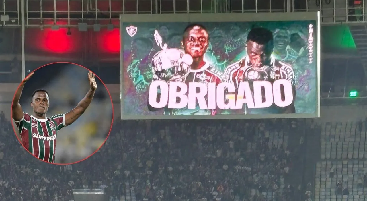 Jhon Arias La última función de Arias en Brasil: así fue la emotiva despedida del ídolo de Fluminense