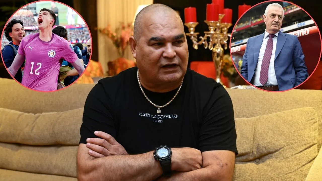 José Luis Chilavert A Chilavert le llegó su momento de no hablar: Alfaro y Gill le mostraron decencia por sus críticas
