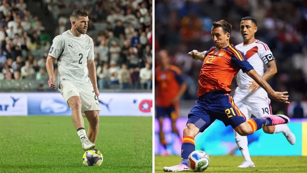 Jugador Tim Payne de Nueva Zelanda y Mikel Oyarzabal jugador de España Mundial 2026: España debuta, Cabo Verde hace historia y Bélgica quiere jerarquía, partidos de hoy