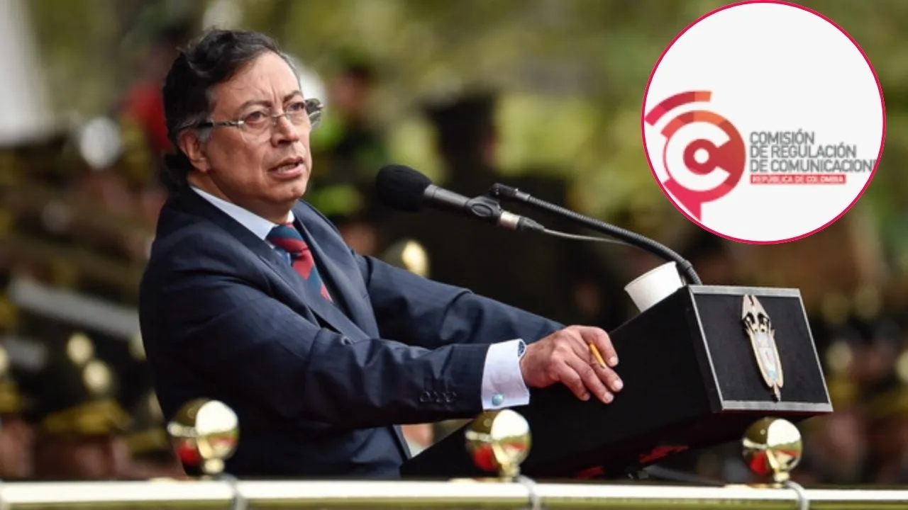 La CRC negó la alocución presidencial. Petro tras rechazo de su alocución por la CRC: “Me han censurado en mi país”