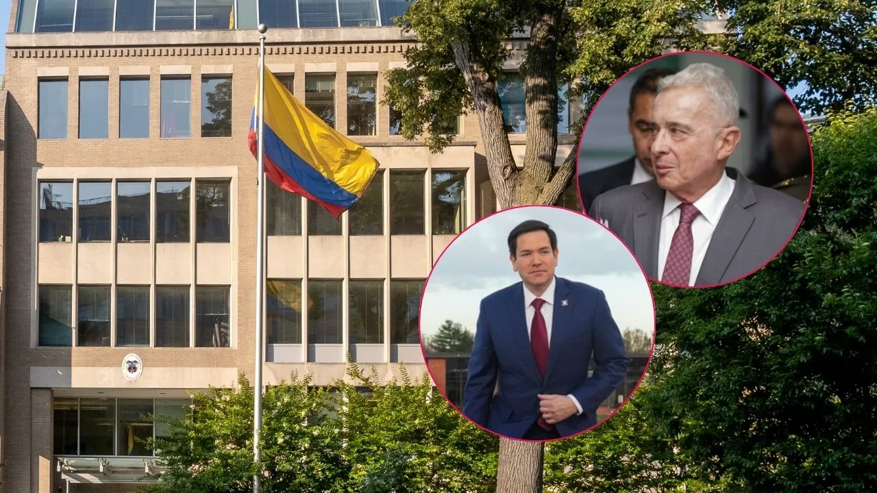 ¿La Embajada de Colombia en EE. UU. le respondió a Marco Rubio? Este es le La indirecta de Colombia a Marco Rubio por la condena a Álvaro Uribe