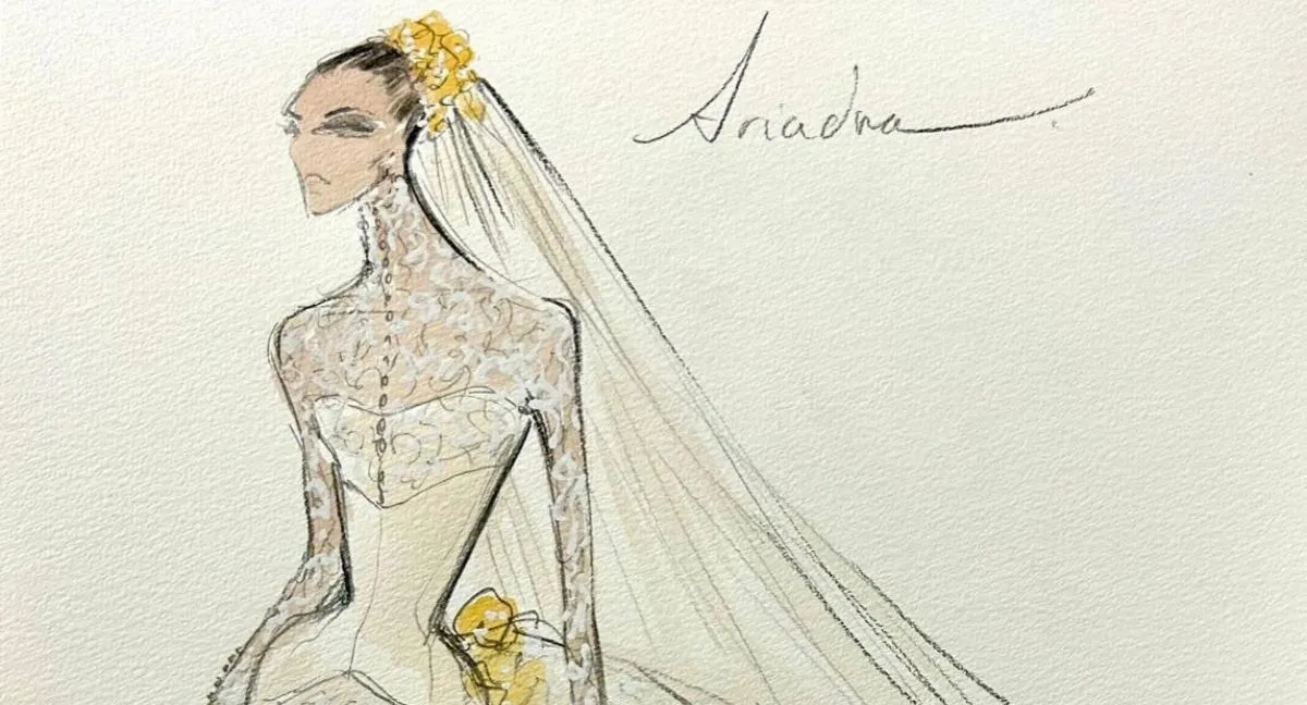La exreina compartió las fotos oficiales de su vestido de matrimonio. Las fotos oficiales del matrimonio de Ariadna Gutiérrez: así lució su espectacular vestido