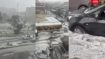 La fuerte granizada cubrió de blanco varias calles de Bogotá. ¿Cuándo fue la última vez que cayó un fuerte granizado en Bogotá de esta magnitud?