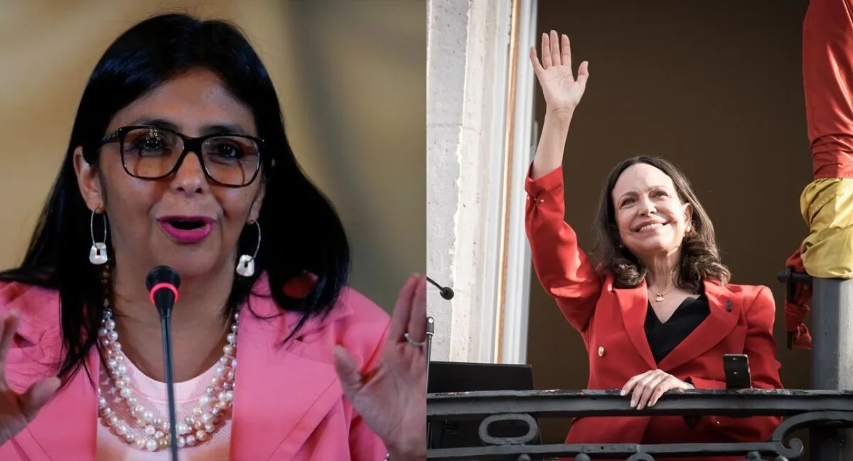 La presidenta interina de Venezuela, Delcy Rodríguez, acusó el lunes a la líder opositora. Delcy Rodríguez arremete contra Machado y tilda de "show" su regreso a Venezuela