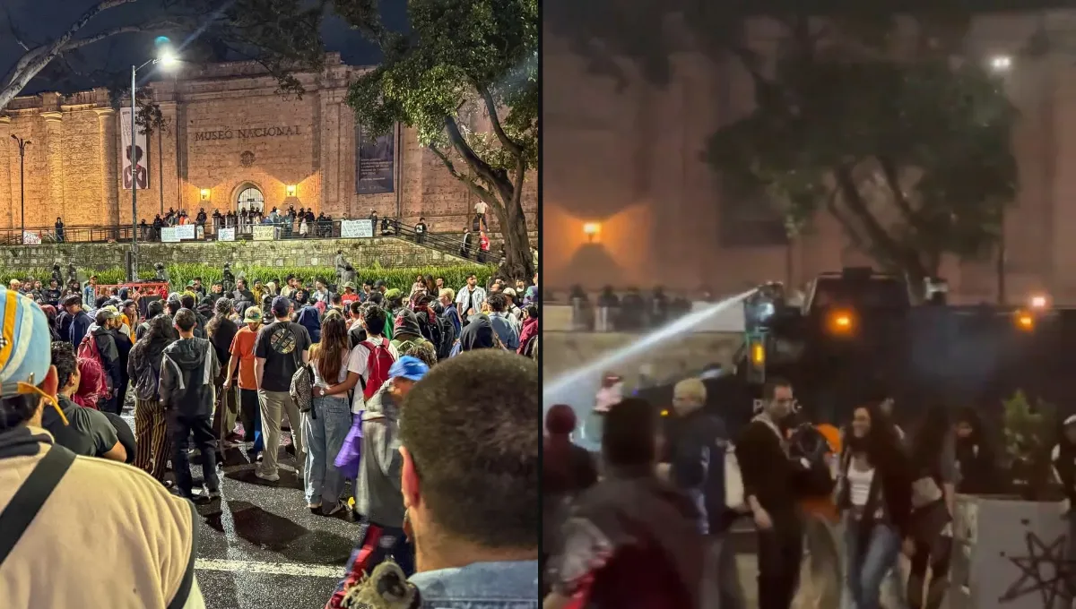 La UNADI intervino el plantón frente al Museo Nacional de Bogotá. Plantón frente al Museo Nacional terminó en tensión tras retiro de 30 piezas y obras