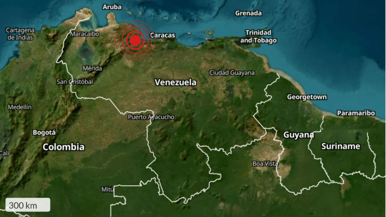 Localización de los terremotos en Venezuela. ¿Por qué tiembla tanto en Venezuela y por qué se sintió en Bogotá?