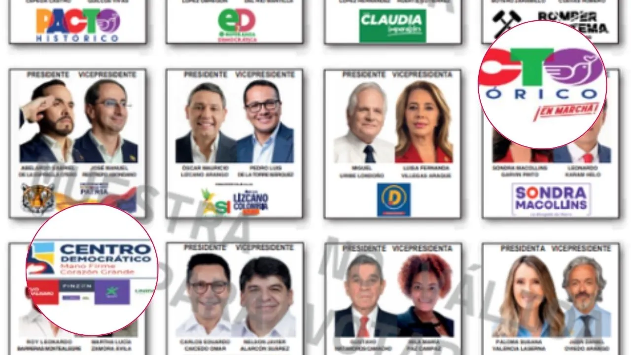 Logos presidenciales Elecciones 2026: estos son los logos oficiales para la primera vuelta presidencial
