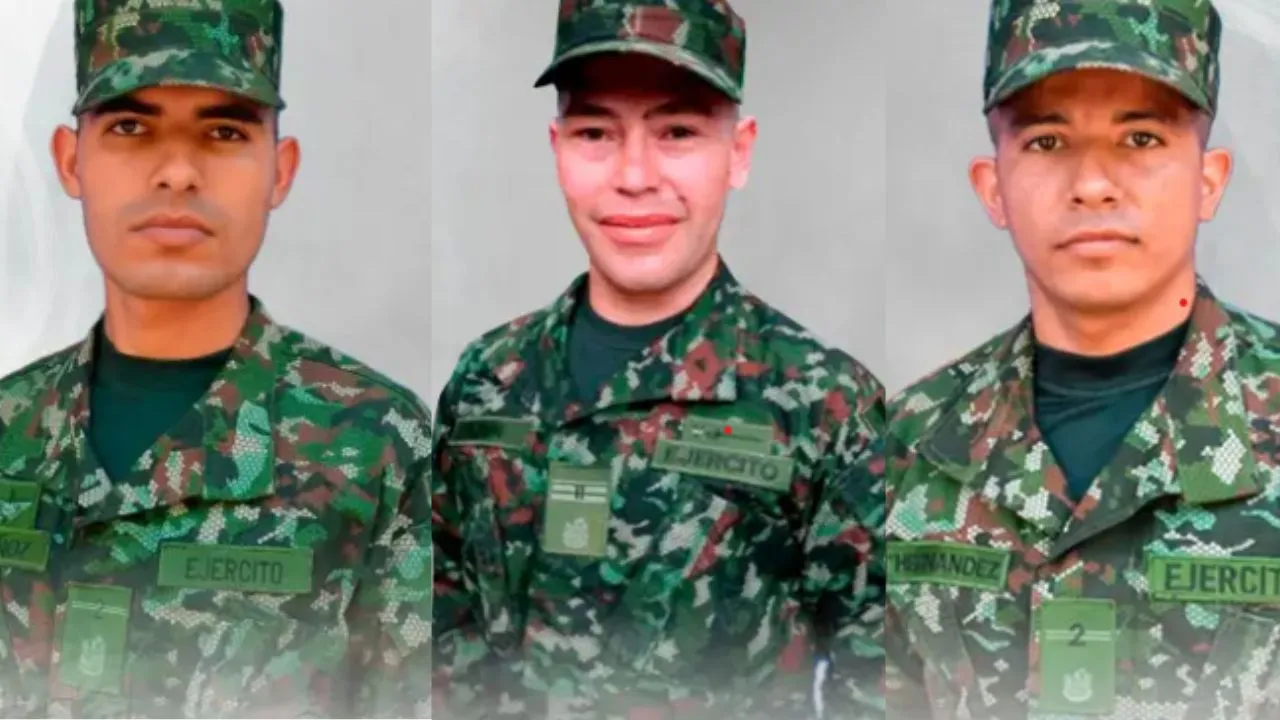 Los ataques dejaron sin vida a los soldados Danier Muñoz, Cristian Hernández y Yami Araque Tres soldados perdieron la vida en ataques del ELN en Bolívar y Norte de Santander