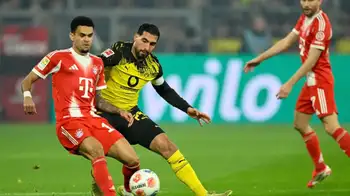 Luis Díaz Luis Díaz, combativo en el importante triunfo de Bayern Múnich contra el Dortmund