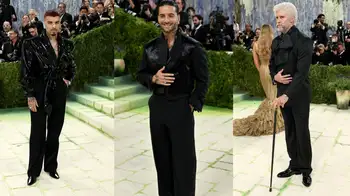 Maluma, Rauw Alejandro y Bad Bunny en la Met Gala 2026. Met Gala 2026: Maluma, Bad Bunny y Rauw Alejandro, los latinos que roban miradas en la alfombra roja