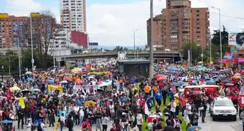 Marchas Bogotá 14 de octubre Marchas hoy en Bogotá: estos son los puntos de concentración del 14 de octubre y horarios