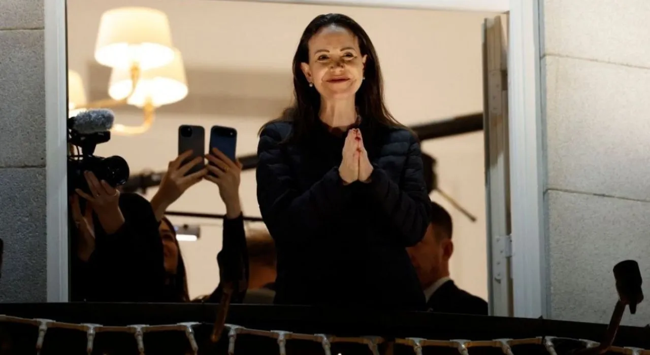 Maria Corina Machado llegó a Oslo María Corina Machado llegó a Oslo