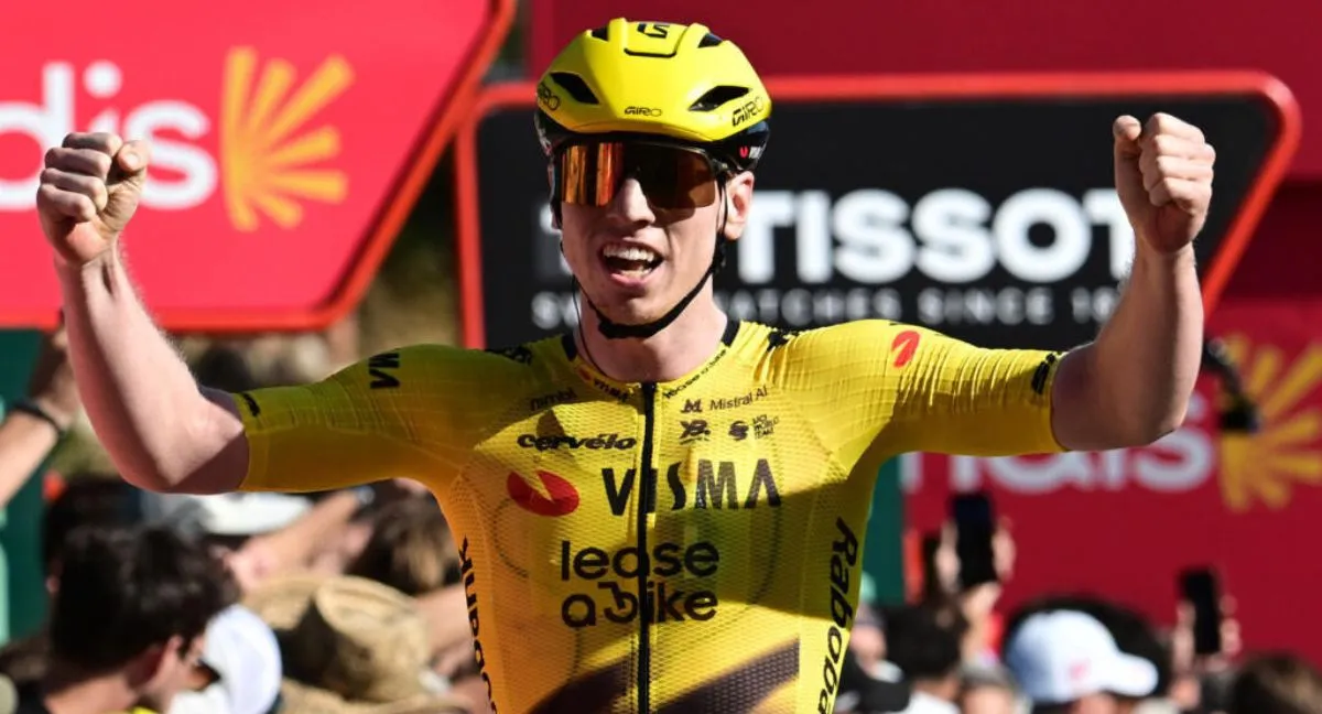 Matthew Brennan Matthew Brennan volvió a ganar al embalaje en la Vuelta a España; los colombianos, sin líos