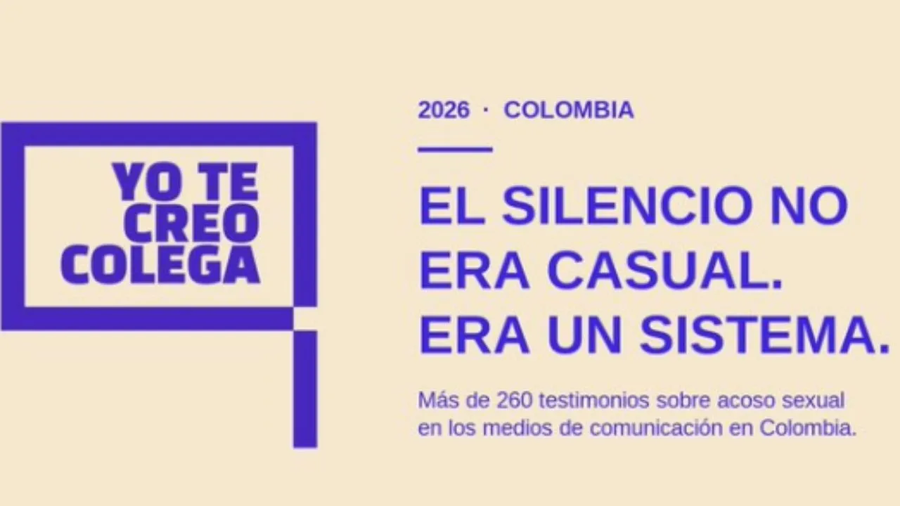 Me too Colombia 'Yo Te Creo Colega' presentó informe con más de 260 casos de acoso sexual en medios de comunicación