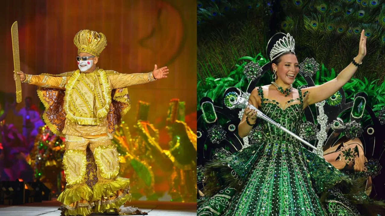 Michelle Char y Adolfo Maury, Reyes del Carnaval de Barranquilla 2026. La noche que hizo vibrar a Barranquilla: así fue la coronación del Carnaval 2026
