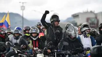 Motociclistas protestan en varios puntos de Bogotá. En imágenes: las manifestaciones de los motociclistas en Bogotá