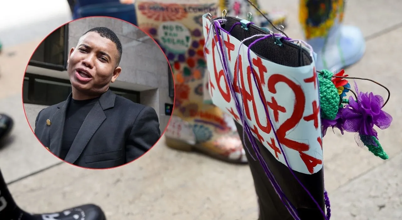 Muestra artística retirada en bolsas de la basura por Miguel Polo Polo PRIMICIA | Corte Constitucional ordena a Miguel Polo Polo pedir disculpas a ‘Madres de Soacha’