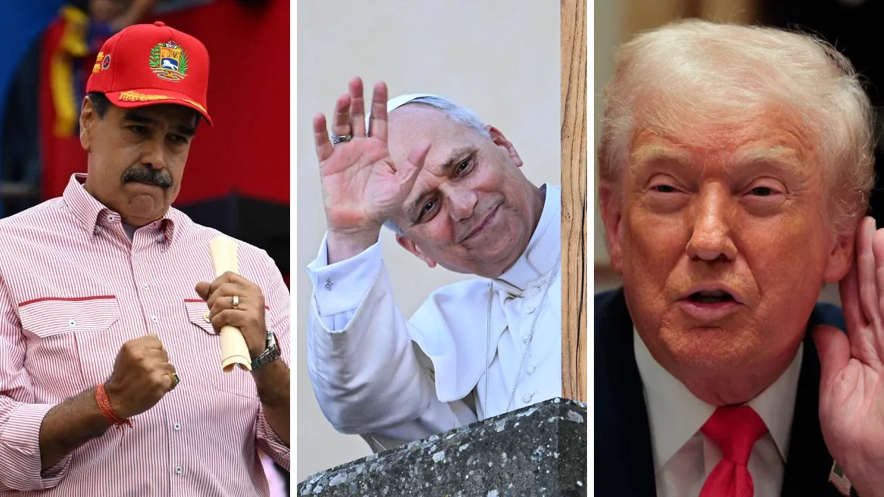 Nicolás Maduro, el papa León XIV y Donald Trump. El pedido del papa León XIV a EE. UU.: diálogo, sí; invasión de Venezuela, no