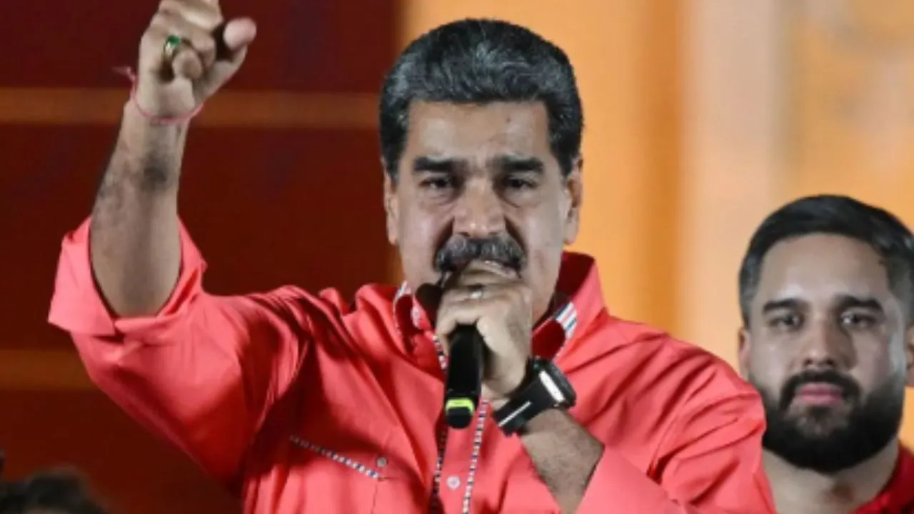Nicolás Maduro, presidente del régimen de Venezuela Venezuela intensifica alistamiento en la Milicia Bolivariana ante tensiones con EE. UU.