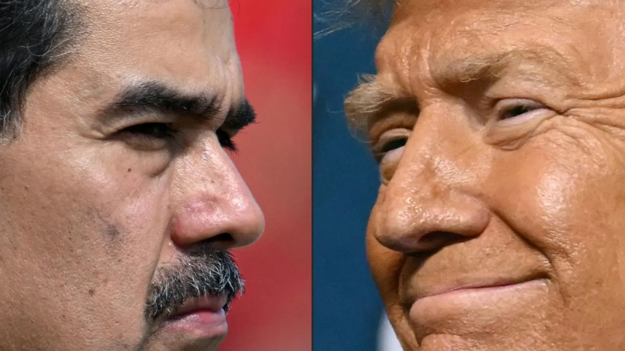 Nicolás Maduro y Donald Trump en una combinación de imágenes. Nicolás Maduro confirma conversación "cordial" con Donald Trump