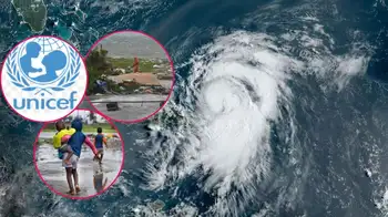 Niños afectados por el huracán Melissa. Unicef alerta que el huracán Melissa afectó a más de 700.000 niños en el Caribe