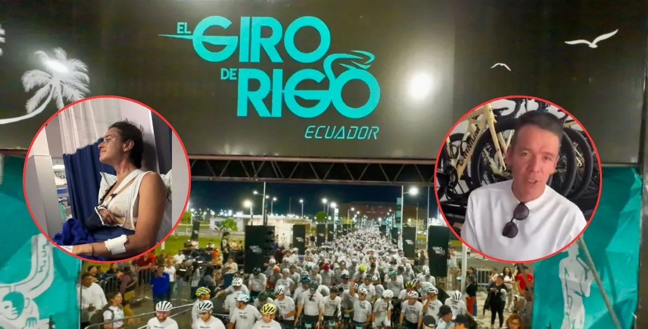 "No vuelvo a correr un Giro de Rigo": ciclista ecuatoriana tras grave accidente en Manta "No vuelvo a correr un Giro de Rigo": ciclista tras grave accidente en Ecuador ¿demandarán a Rigo?