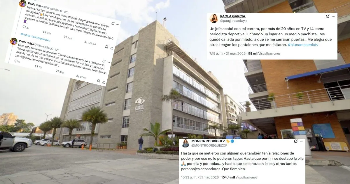 Nuevas denuncias de acoso por caso de Caracol Televisión "Un jefe acabó mi carrera…", "que tiemblen…”: surgen más denuncias por acoso en Caracol TV
