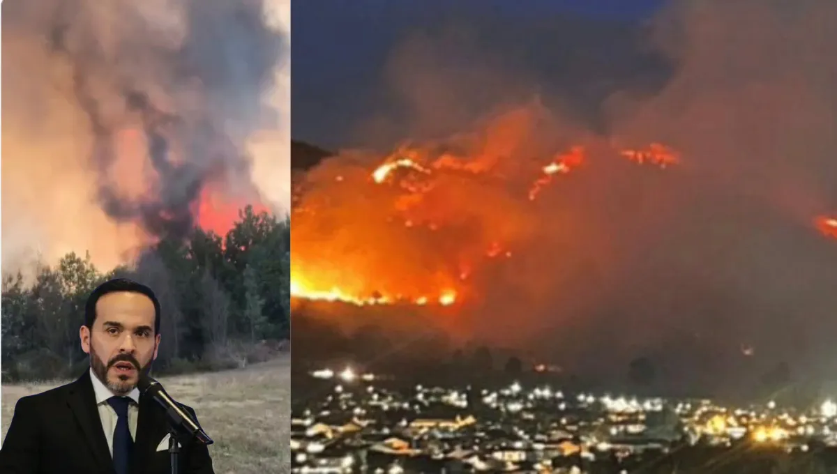 Nuevo balance del incendio en Villa de Leyva entregado por Abelardo De La Espriella. Incendio en Villa de Leyva: Abelardo De La Espriella confirmó que el fuego está controlado en 50 %