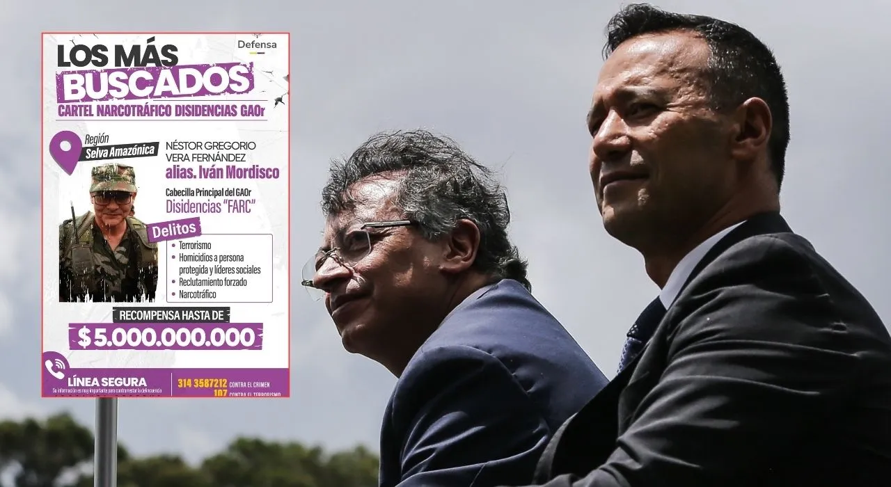 Ofensiva militar contra alias Iván Mordisco por quien se ofrece recompensa Presidente Petro ordena bombardeos contra disidencias de alias Iván Mordisco