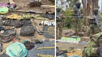 Oliver Sinisterra Ecuador Ejército de Ecuador desmontó un campamento del frente Oliver Sinisterra