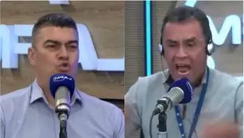 Pacho Vélez y Eduardo Luis protagonizaron fuerte cruce por Dudamel. Tremendo agarrón entre Pacho Vélez y Eduardo Luis al aire por Dudamel y el Deportivo Cali: esto pasó