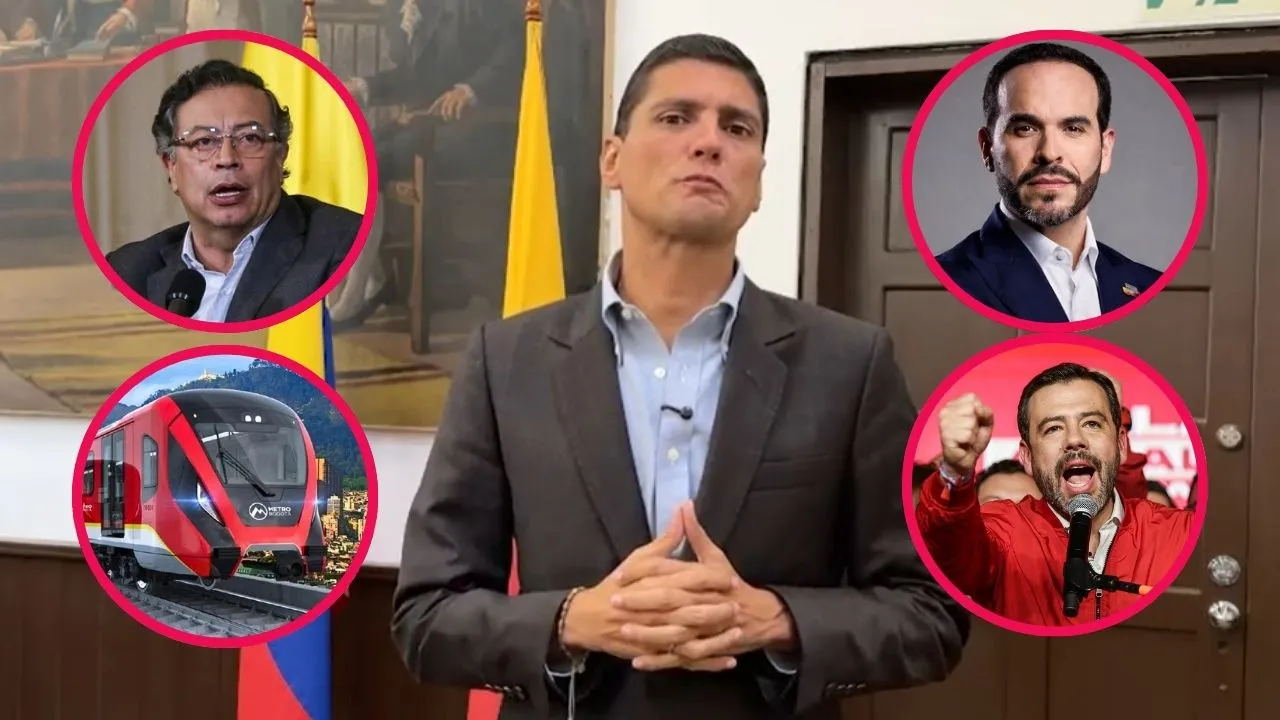 Papo Amín Petro Metro Presidente del Concejo de Bogotá dice que Petro dejó sin financiación la tercera línea del metro