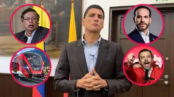 Papo Amín Petro Metro Presidente del Concejo de Bogotá dice que Petro dejó sin financiación la tercera línea del metro