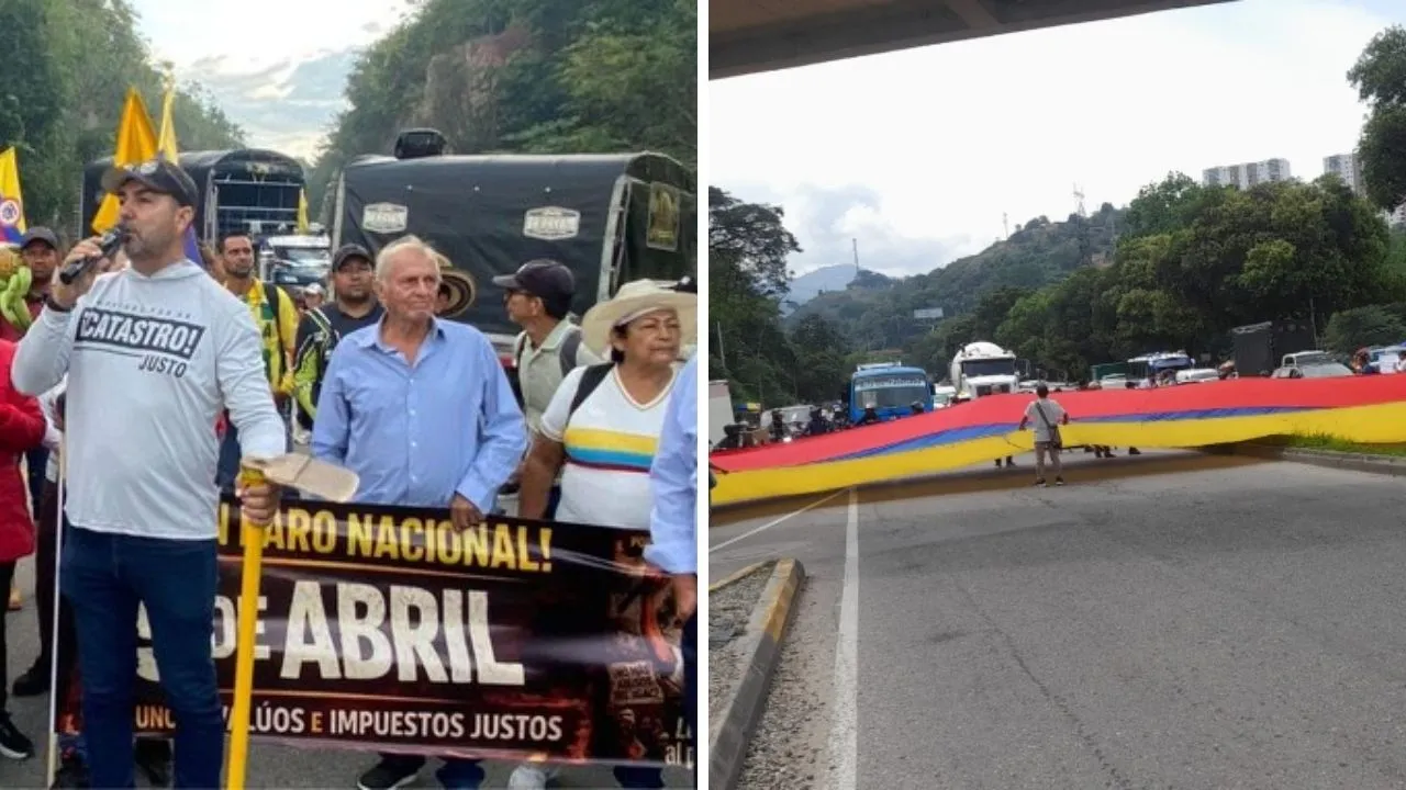 Paro nacional en Santander Se levantan bloqueos de vías en Santander, pero el paro sigue: estos son los acuerdos