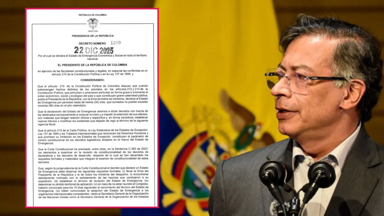 Petro “Emergencia económica de Petro no cumple la Constitución”: Francisco Bernate cuestiona el Decreto 1390