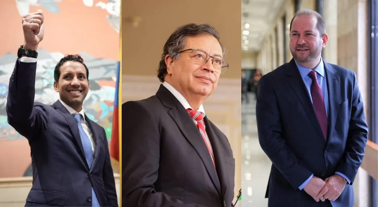 Petro y los nuevos presidentes del Congreso Gustavo Petro alista agenda y se reúne con nuevos jefes del Congreso