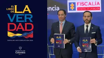 Presidente Abelardo De La Espriella durante la presentación del ‘Libro de la Verdad’. ¿Qué contiene el ‘Libro de la Verdad’? Los más de 80 hallazgos que De La Espriella entregó