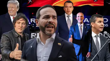 Presidentes que apoyan a De la Espriella antes del balotaje del 21 de junio Abelardo de la Espriella y el 'séquito' de presidentes que lo avalan