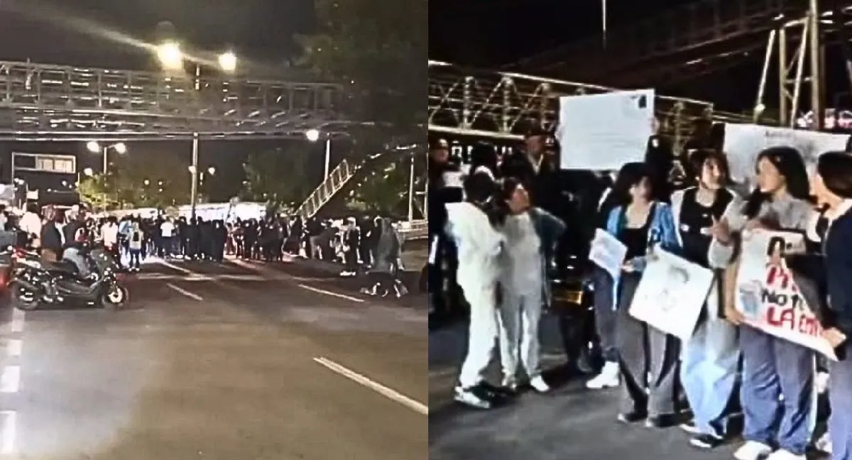 Protestas TransMilenio calle 80 Trancón hoy en la calle 80 por manifestación: TransMilenio tiene afectación en ambos sentidos