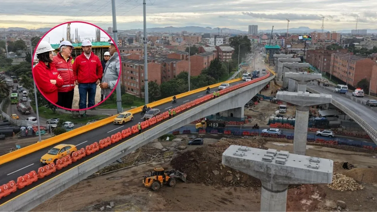 Puente 68 con Primero de Mayo Entregan puente en la avenida Primero de Mayo con 68: clave para el metro de Bogotá