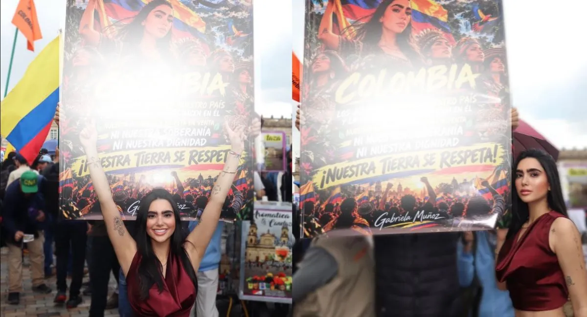 ¿Qué decía el cartel de Gabriela Muñoz? Su participación en las marchas dio de qué hablar. ¿El petrismo le dio la espalda a Gabriela Muñoz? Le dijeron de todo en las marchas y en redes