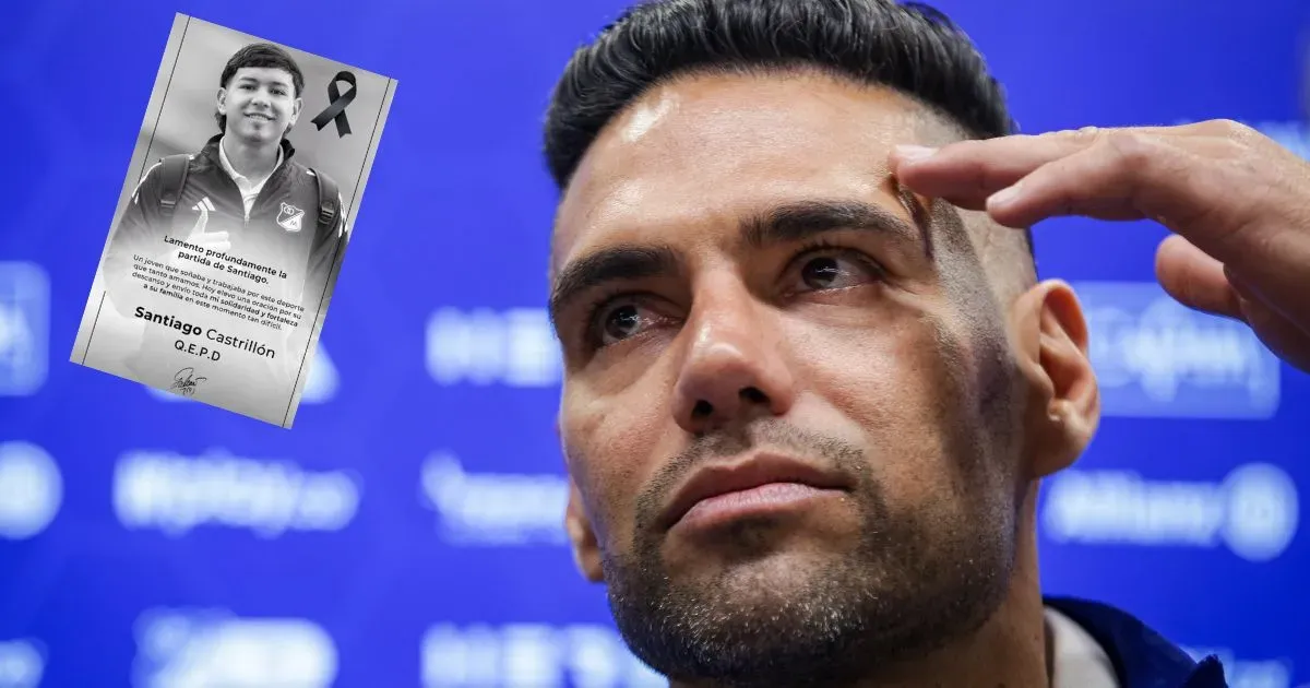 Radamel Falcao El desgarrador mensaje de Falcao a Santiago Castrillón por su muerte: “Honraremos su nombre”