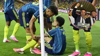 Radamel Falcao García Así 'rugió' el 'Tigre': emotiva celebración de Radamel Falcao con el gol de Colombia