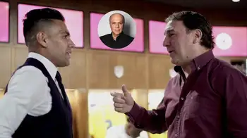 Radamel Falcao García, junto a Néstor Lorenzo. Lorenzo contestó sobre Falcao, pero Vélez no quedó contento: ¿por qué el tema es personal?