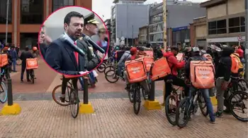 Rappi le respondió al Alcalde Galán mediante un comunicado por hechos violentos Contundente respuesta de Rappi al alcalde de Bogotá, Carlos F. Galán, por violencia de domiciliarios