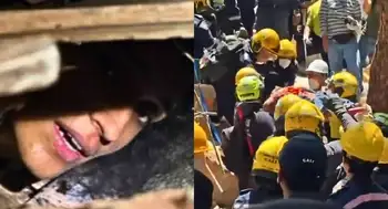 Rescate de Diana en Cali Video | El emotivo rescate de Diana tras más de 24 horas bajo los escombros en Cali