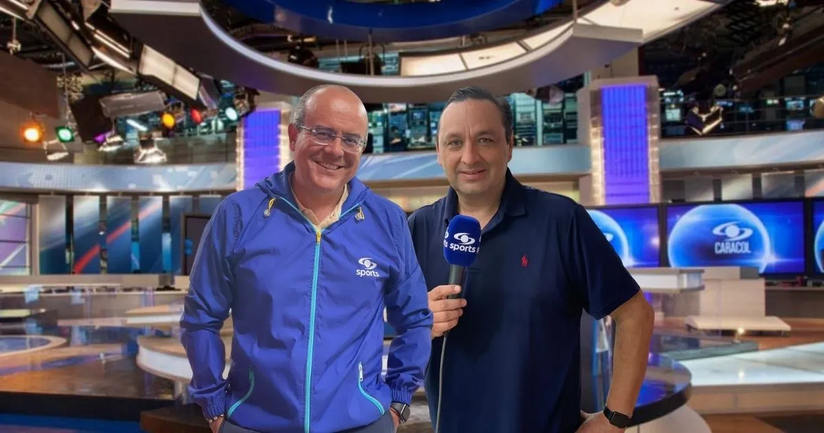 Ricardo Orrego y Jorge Alfredo Vargas en fotomontaje sobre el estudio de Noticias Caracol "Con serenidad": hablan Jorge Alfredo Vargas y Ricardo Orrego, quien lo hizo por medio de abogada